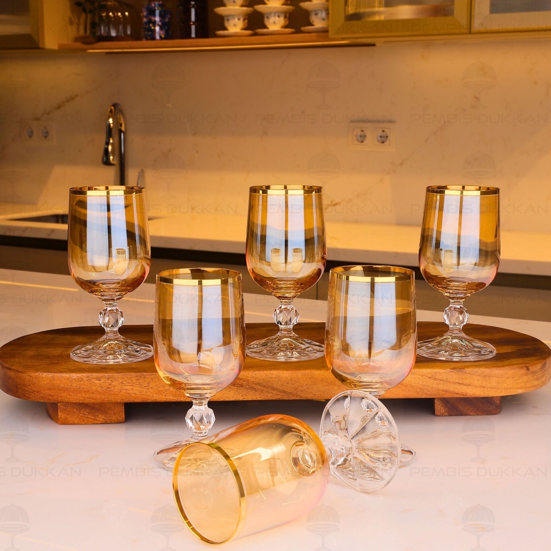 KISA FLÜT BAL 6LI KAHVE YANI KADEH