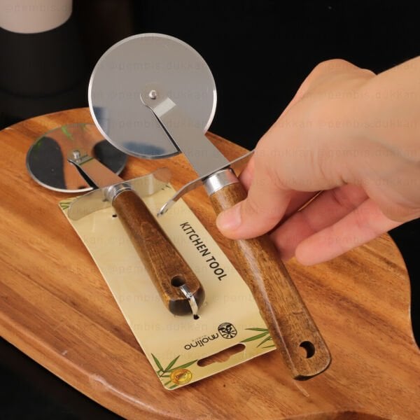 1 ADET AKASYA SAPLI HAMUR DİLİMLEYİCİ (10967)