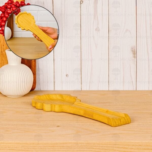 BAMBU ÇİÇEK KİRLİ KAŞIKLIK (7B118)