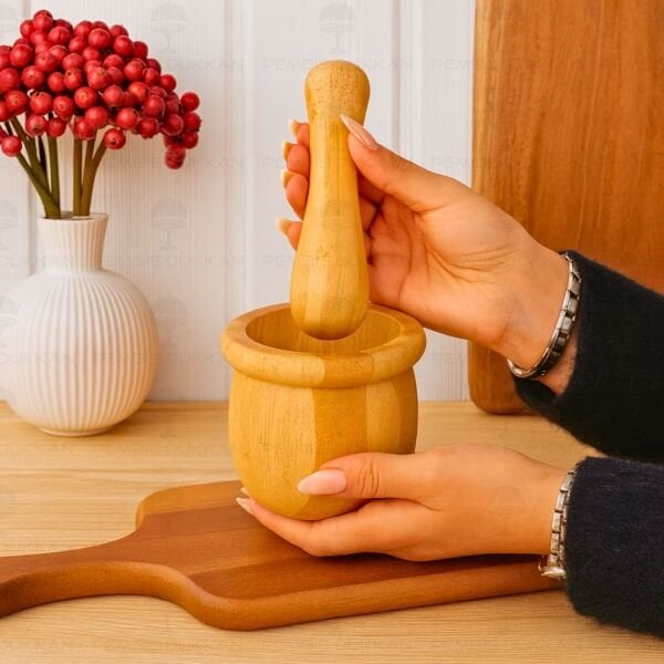 BAMBU MİNİMAL HAVAN (7B231)