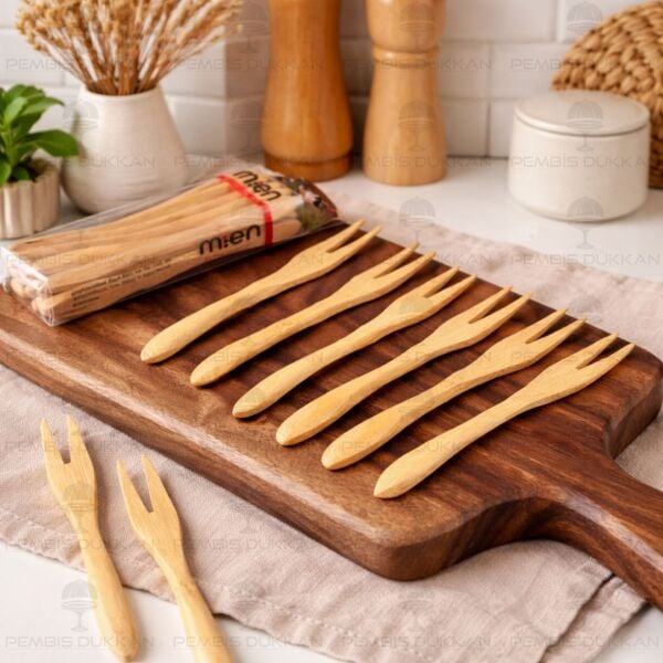 12Lİ BAMBU MEYVE & LİMON ÇATALI (7B165)