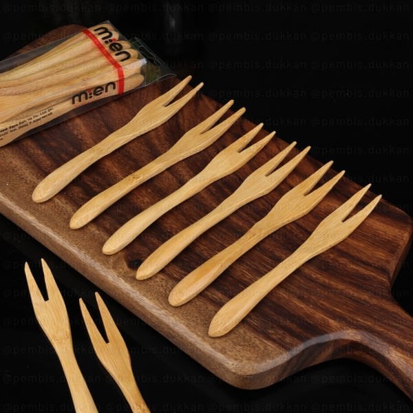 12Lİ BAMBU MEYVE ÇATALI