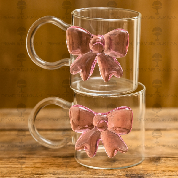 2 ADET FİYONKLU 3 BOYUTLU PİNTEREST CAM KUPA