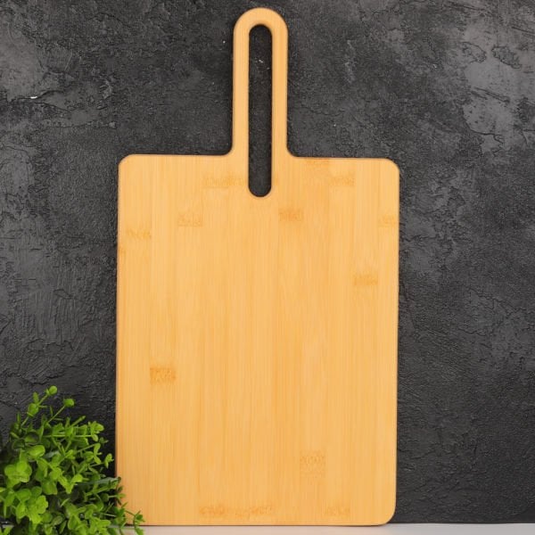 BAMBU KULPLU PEYNİR TABAĞI & TEZGAH ARKASI PANO (7B17)