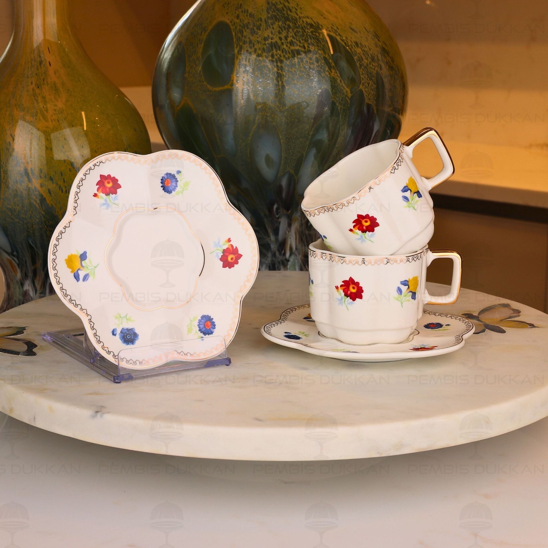 LİNA 2 KİŞİLİK KAHVE FİNCAN TAKIMI