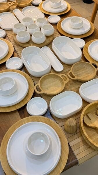 77 PARÇA BAMBU PORSELEN 5 ÇAYI & KAHVALTI SET (KİŞİ ADEDİNİ SEÇİNİZ)