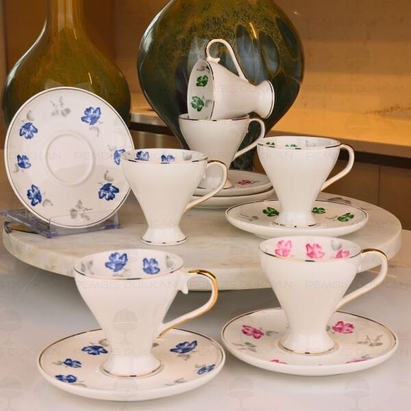 ELİZA 6 KİŞİLİK KAHVE FİNCAN TAKIMI