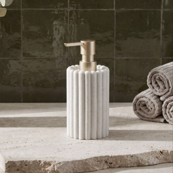 Krem Flor Polyresin Sıvı Sabunluk (56805)