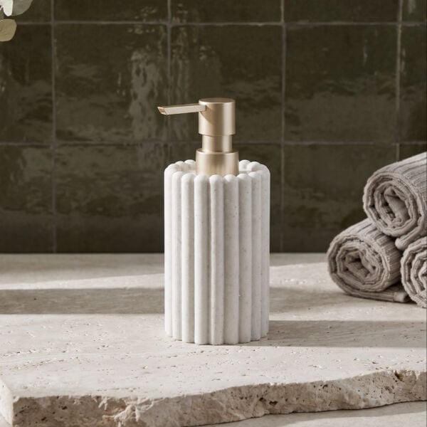 Krem Flor Polyresin Sıvı Sabunluk (56805)