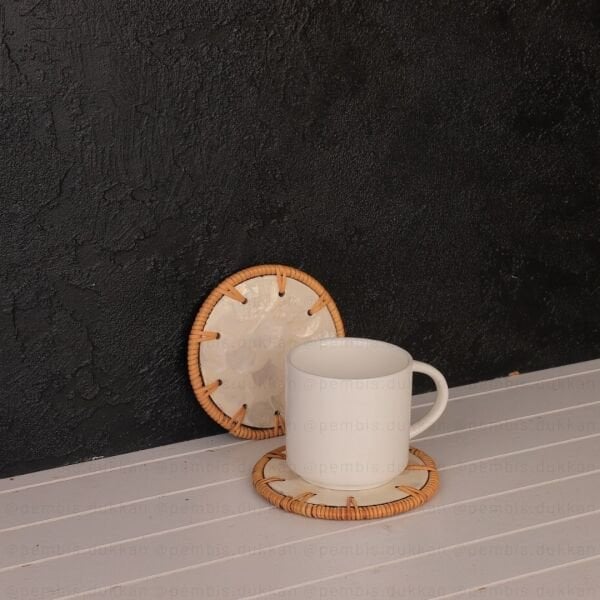 1 ADET 10 CM SEDEF BARDAK ALTLIĞI 1465 NO 1