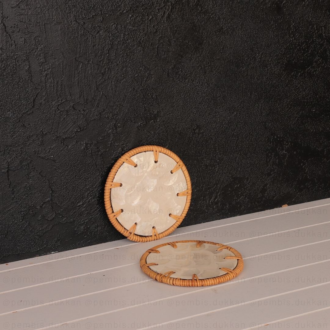 1 ADET 10 CM SEDEF BARDAK ALTLIĞI 1465 NO 1
