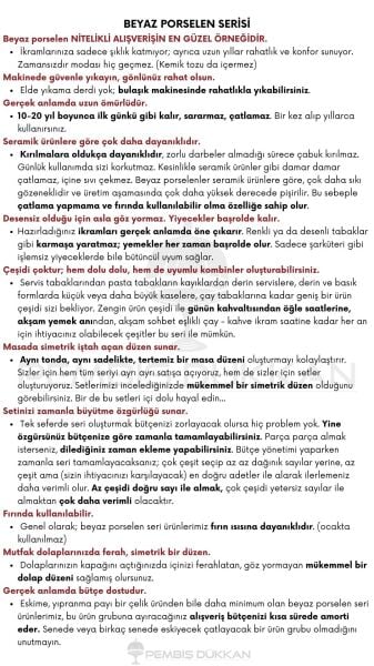 İSTİRİDYE 12 KİŞİLİK 94 PARÇA YEMEK & KAHVALTI TAKIMI