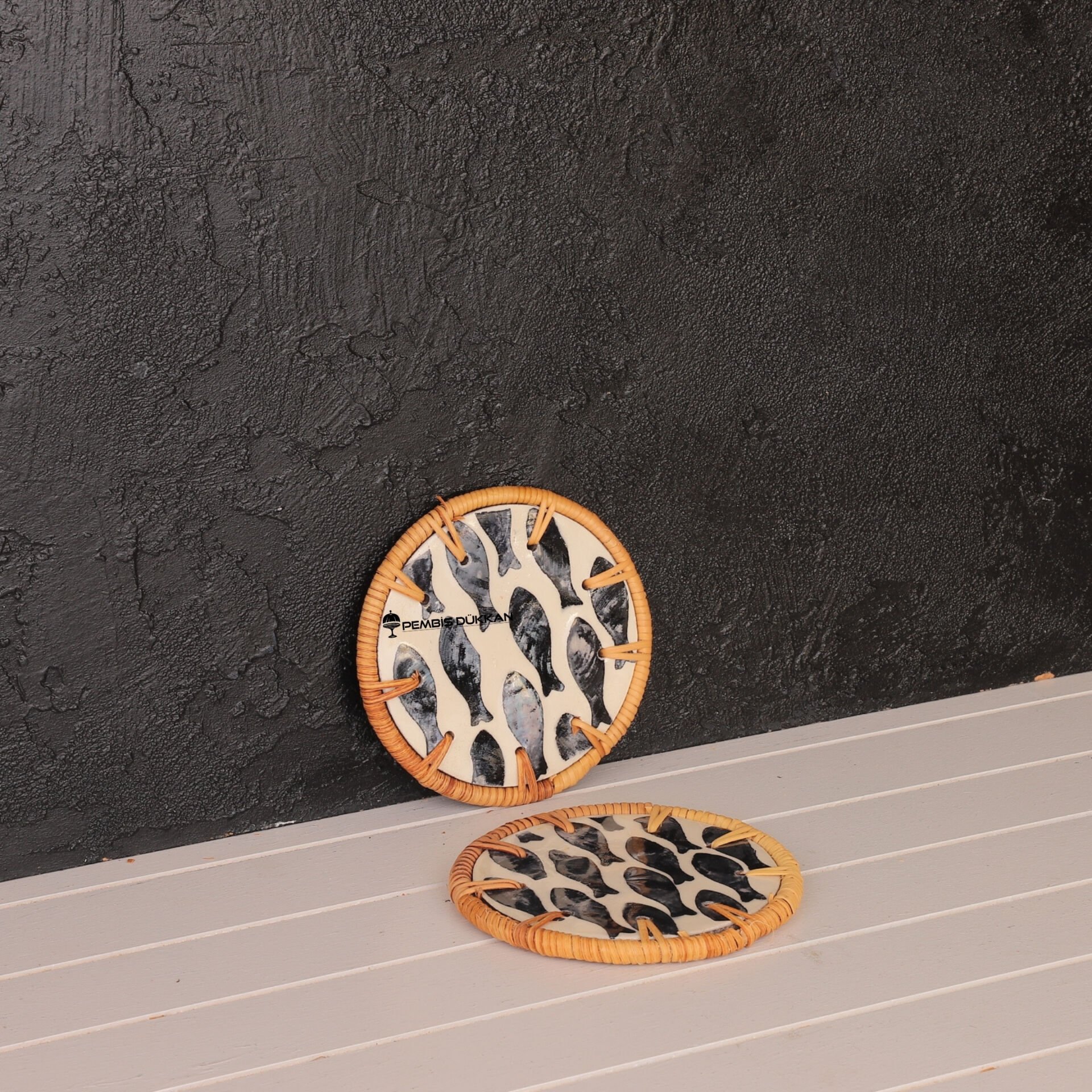 1 ADET 10 CM SEDEF BARDAK ALTLIĞI 1465 NO 3