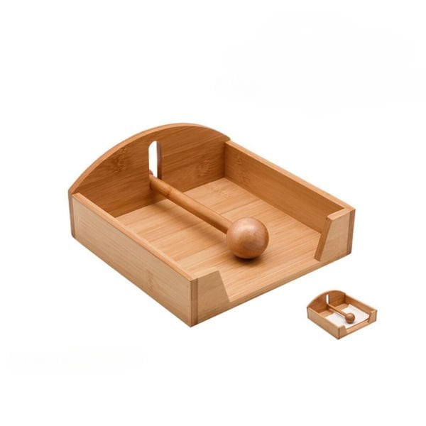 BAMBU YUVARLAK TUTACAKLI PEÇETELİK(7B15B)