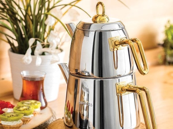 AMBOSS DİAMOND BÜYÜK BOY ÇAYDANLIK GOLD SAP