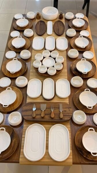 71 PARÇA AKASYA PORSELEN 5 ÇAYI & KAHVALTI SET (KİŞİ ADEDİNİ SEÇİNİZ)