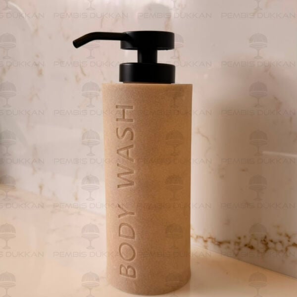 Krem Grızz Polyresin Duş Jeli & Şampuanlık (0531)