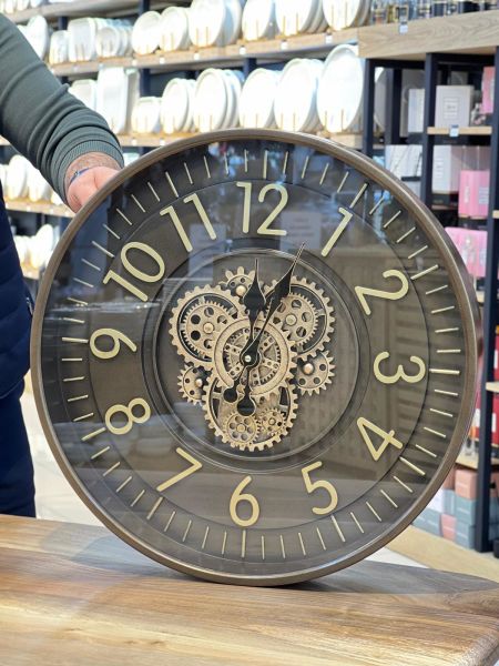 ÇARKLI DUVAR SAATİ 53 CM 4380