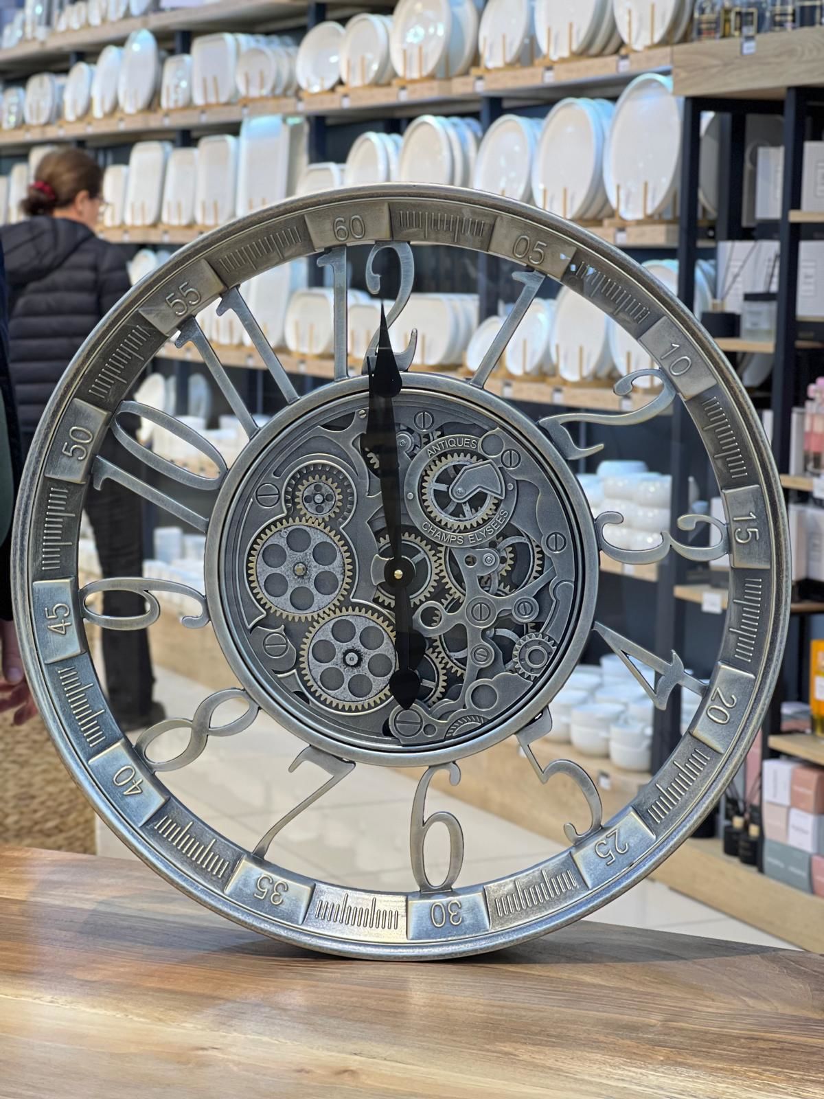 ÇARKLI DUVAR SAATİ 55 CM 4382