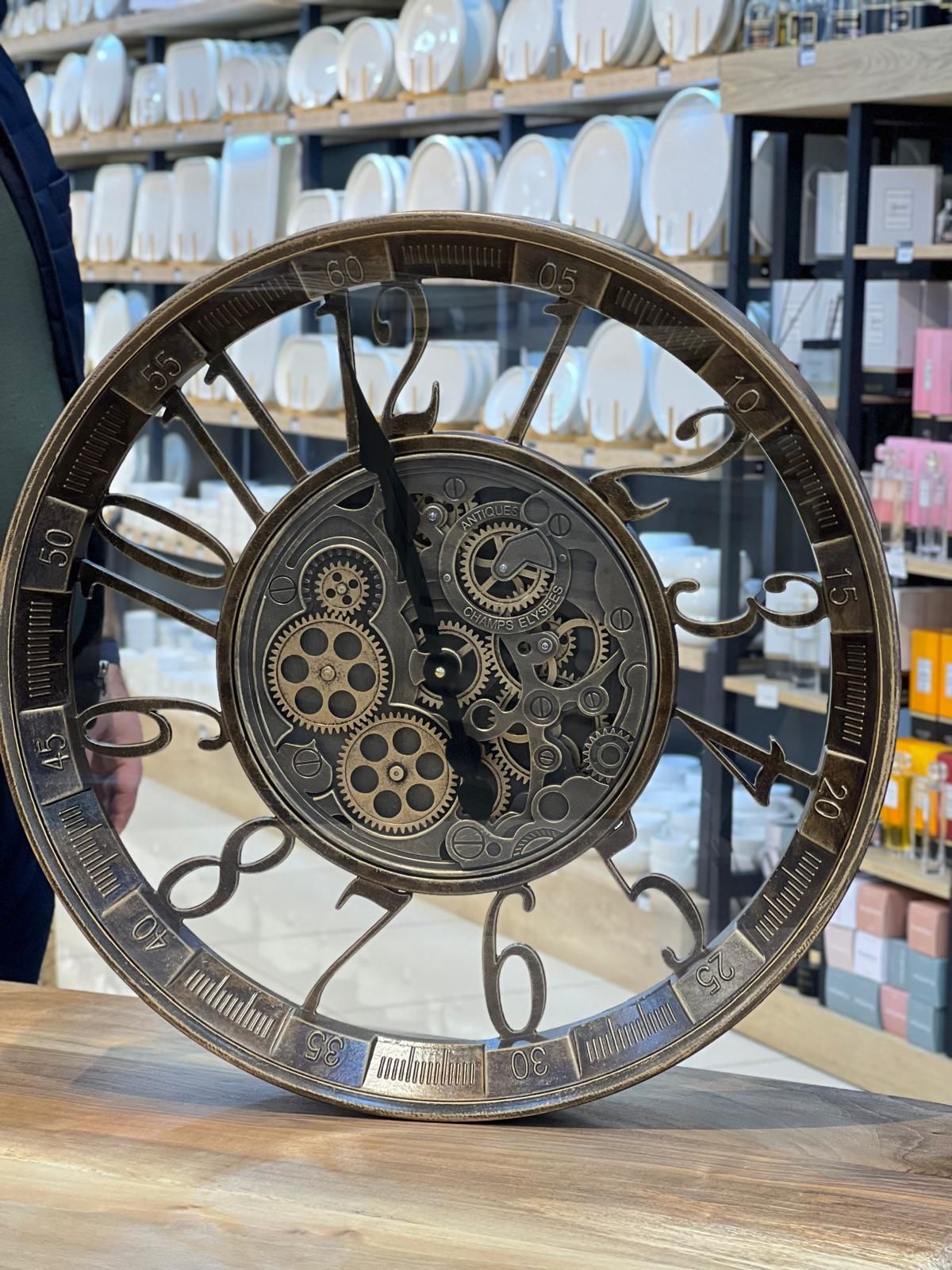 ÇARKLI DUVAR SAATİ 55 CM 4384