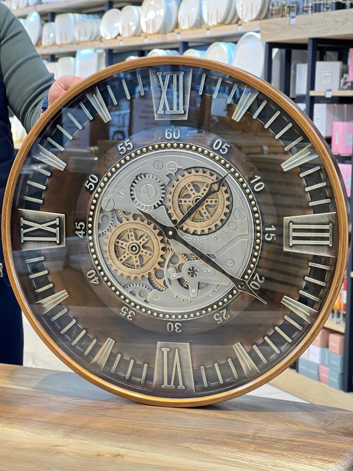 ÇARKLI DUVAR SAATİ 59 CM 4390