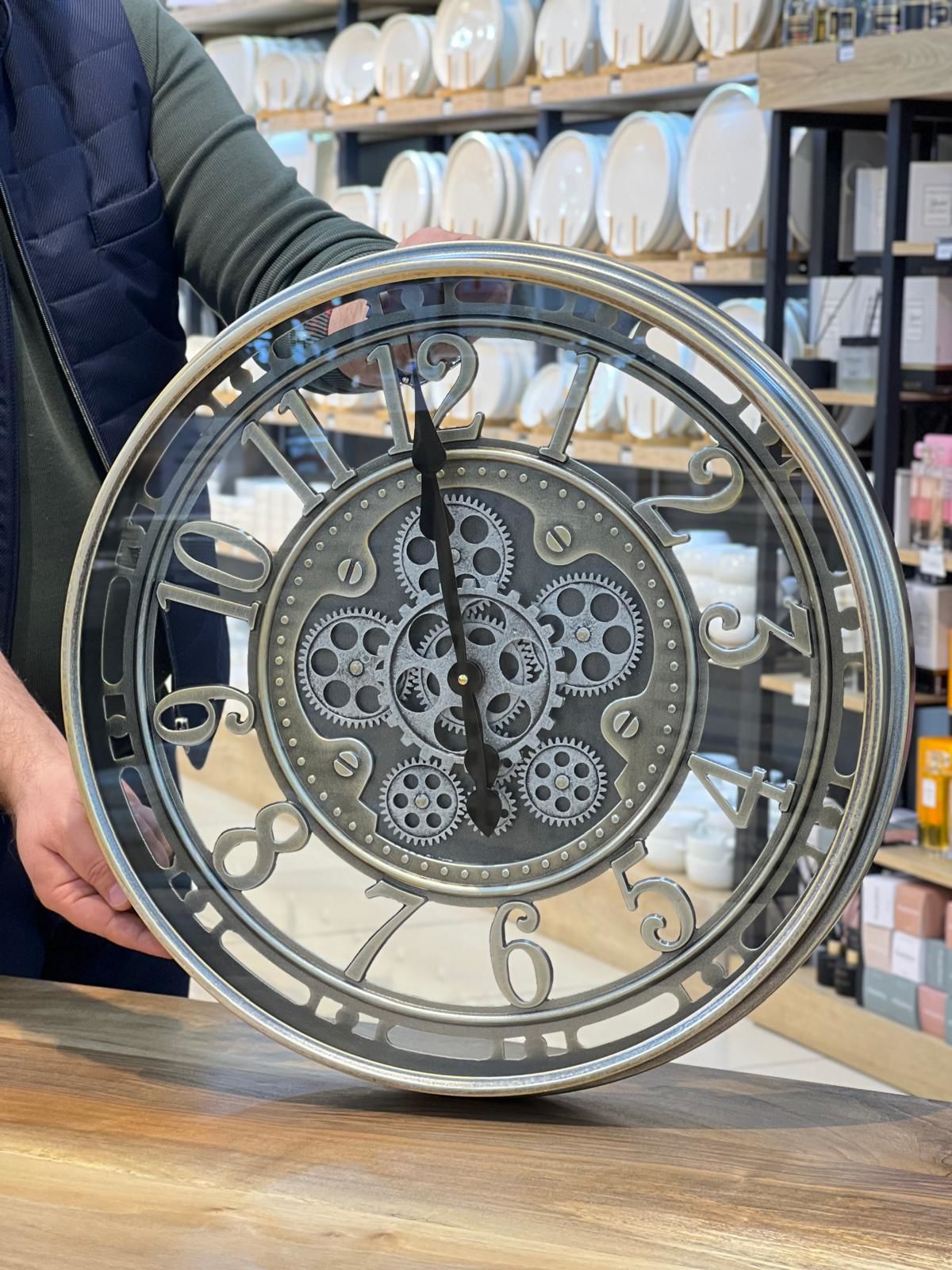 ÇARKLI DUVAR SAATİ 51 CM 4396
