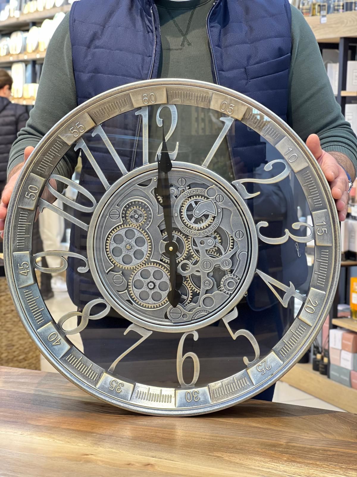 ÇARKLI DUVAR SAATİ 59 CM 4383