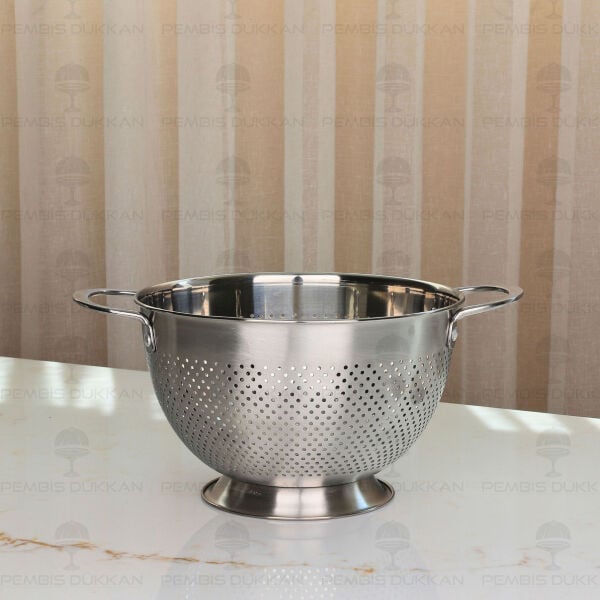 Gastro 22 cm Ayaklı 18/10 Paslanmaz Çelik Süzgeç (Cha-03)