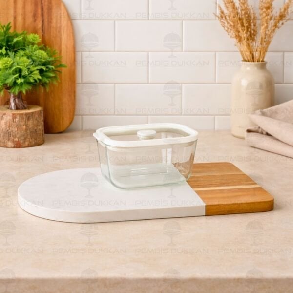 KREM 470ML SİLİKON VAKUMLU, CAM SAKLAMA KABI (3H01W)