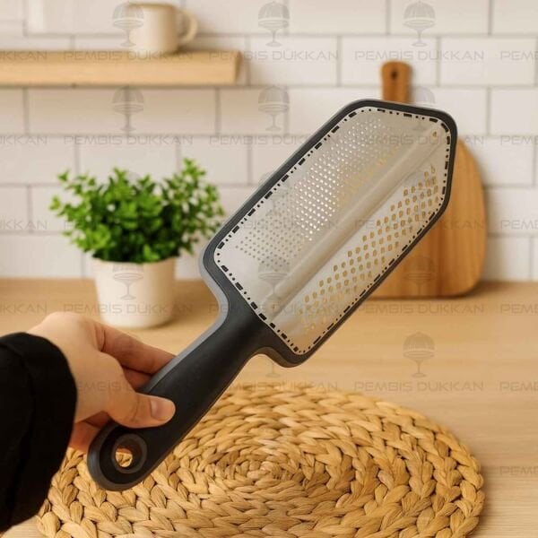 SİYAH ÇİFT TARAFLI, LAZER KESİM EL RENDESİ