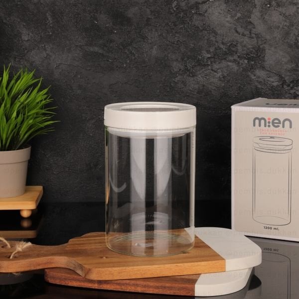 MN LENGO 1200 ML VAKUMLU CAM KAVANOZ (BOR-035)