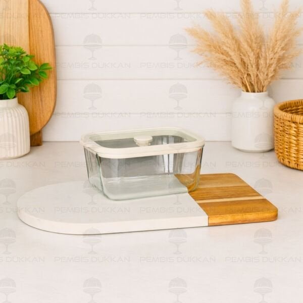 KREM 800ML SİLİKON VAKUMLU, CAM SAKLAMA KABI (3H02W)