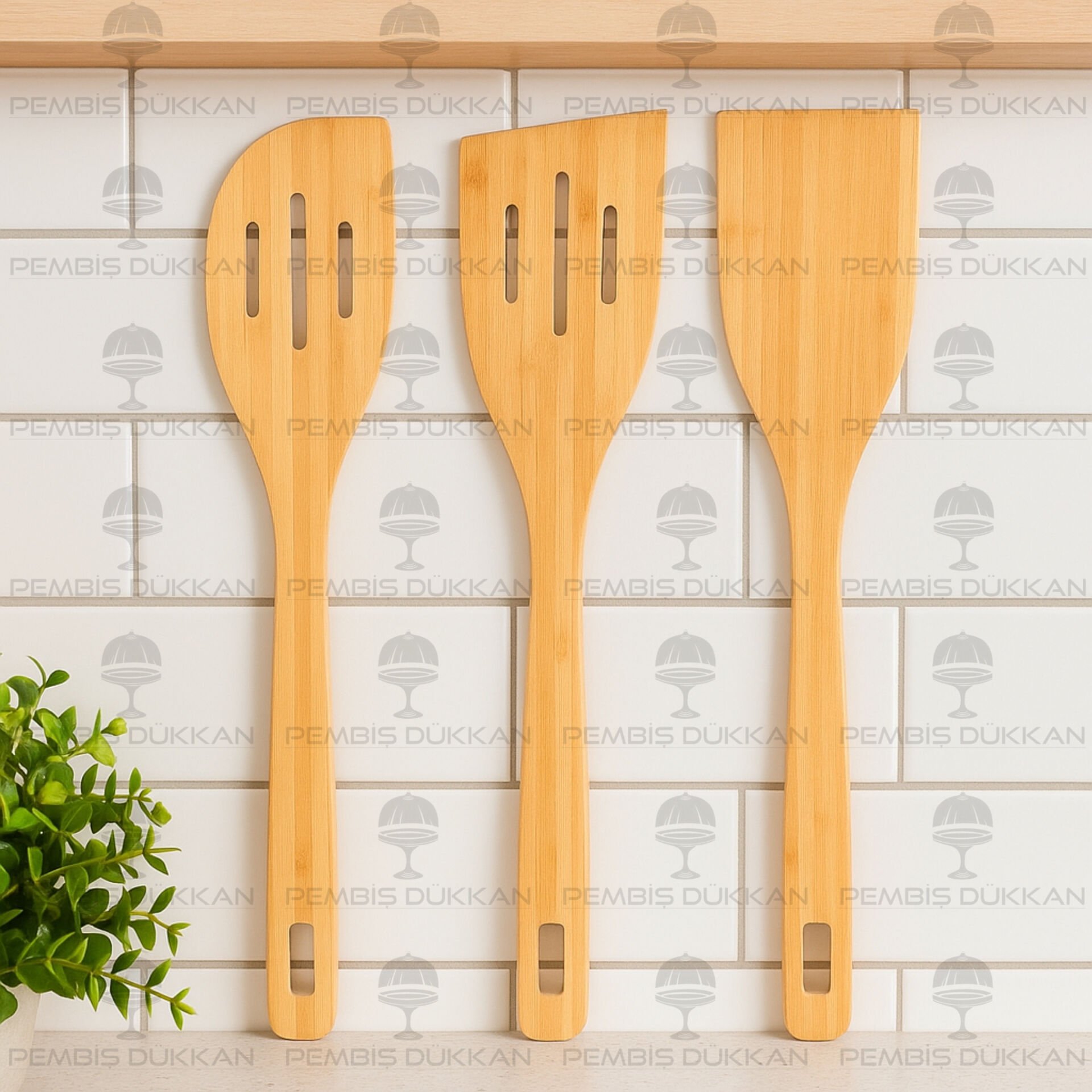 3LÜ BAMBU SPATULA SET (TH75834)