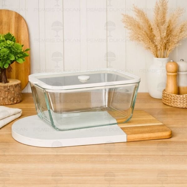 KREM 2620ML SİLİKON VAKUMLU, CAM SAKLAMA KABI (3H04W)