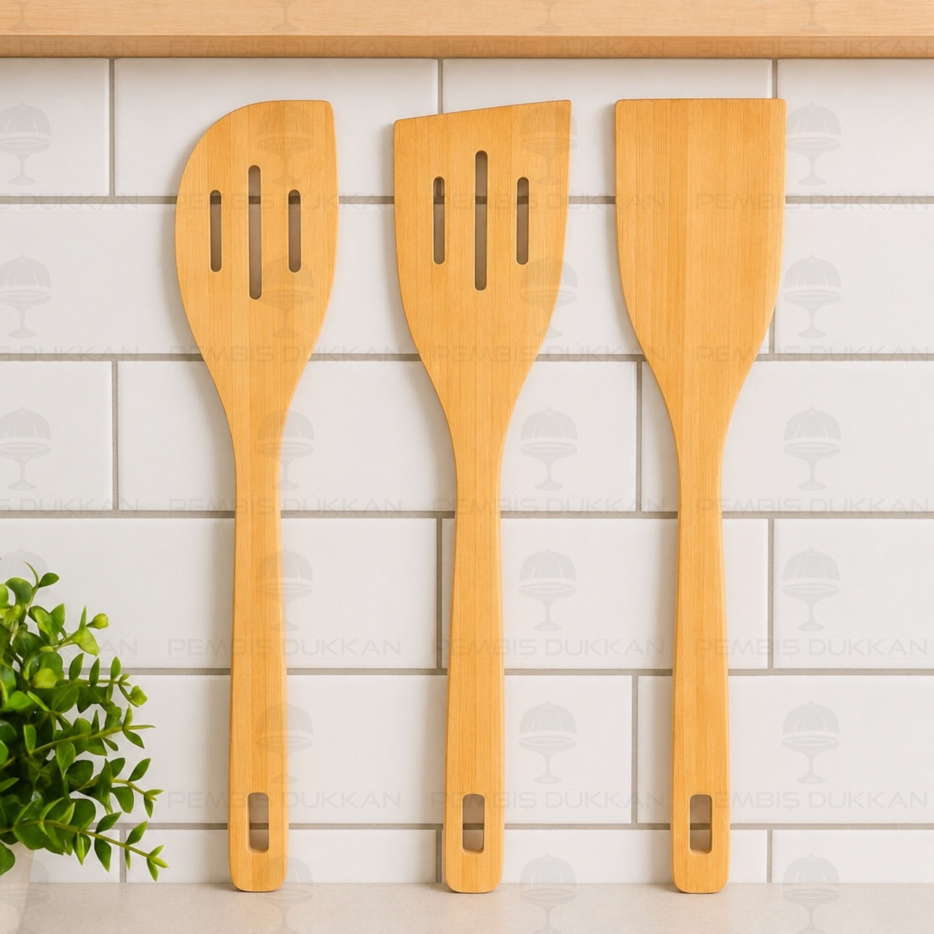 3LÜ BAMBU SPATULA SET (TH75834)