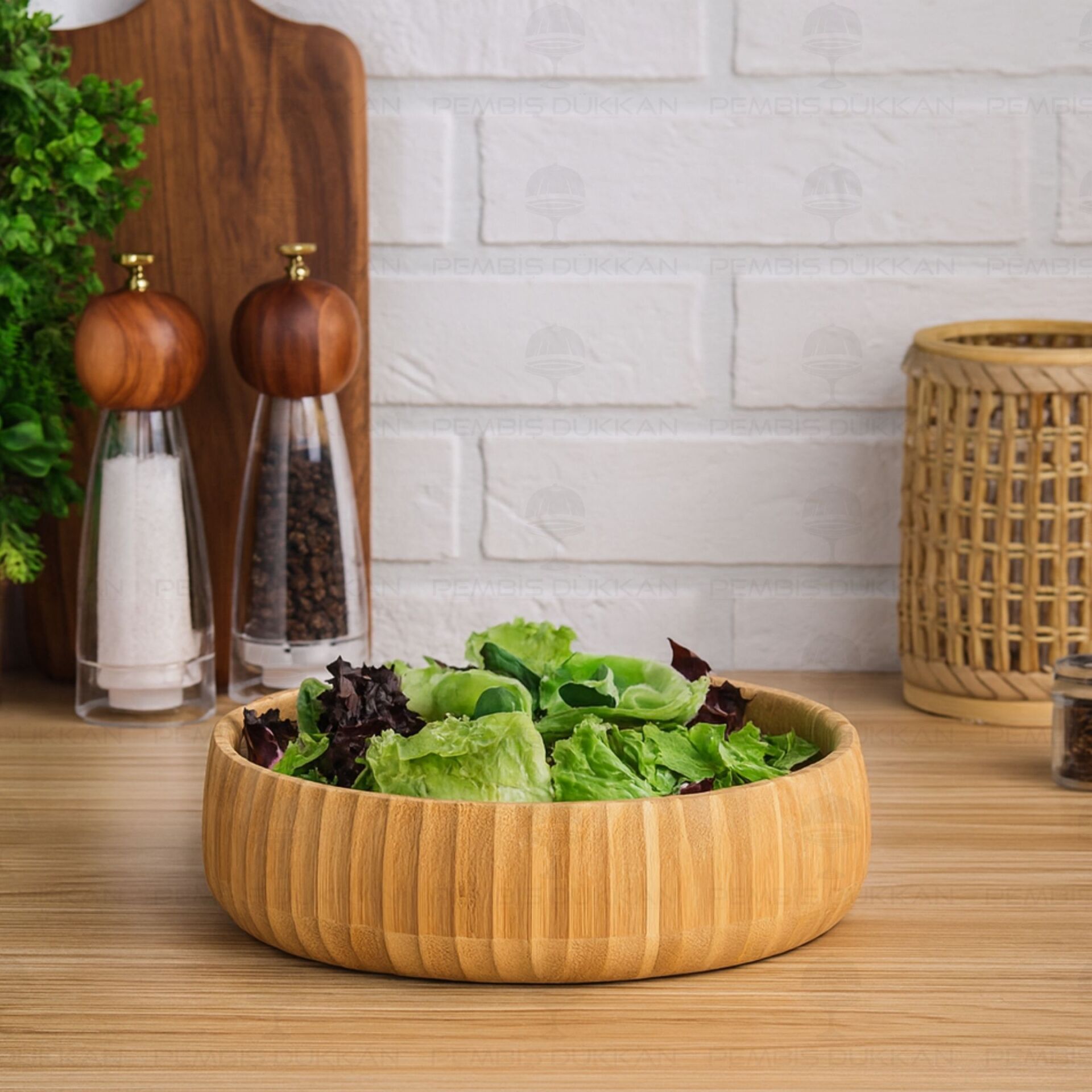 BAMBU LENY BÜYÜK MISIR - CİPS & SALATA SERVİS, KASE (7B03)