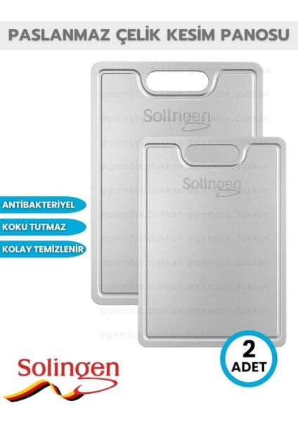 SOLİNGEN 2Lİ ÇELİK KESİM PANOSU