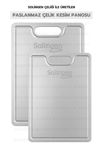 SOLİNGEN 2Lİ ÇELİK KESİM PANOSU