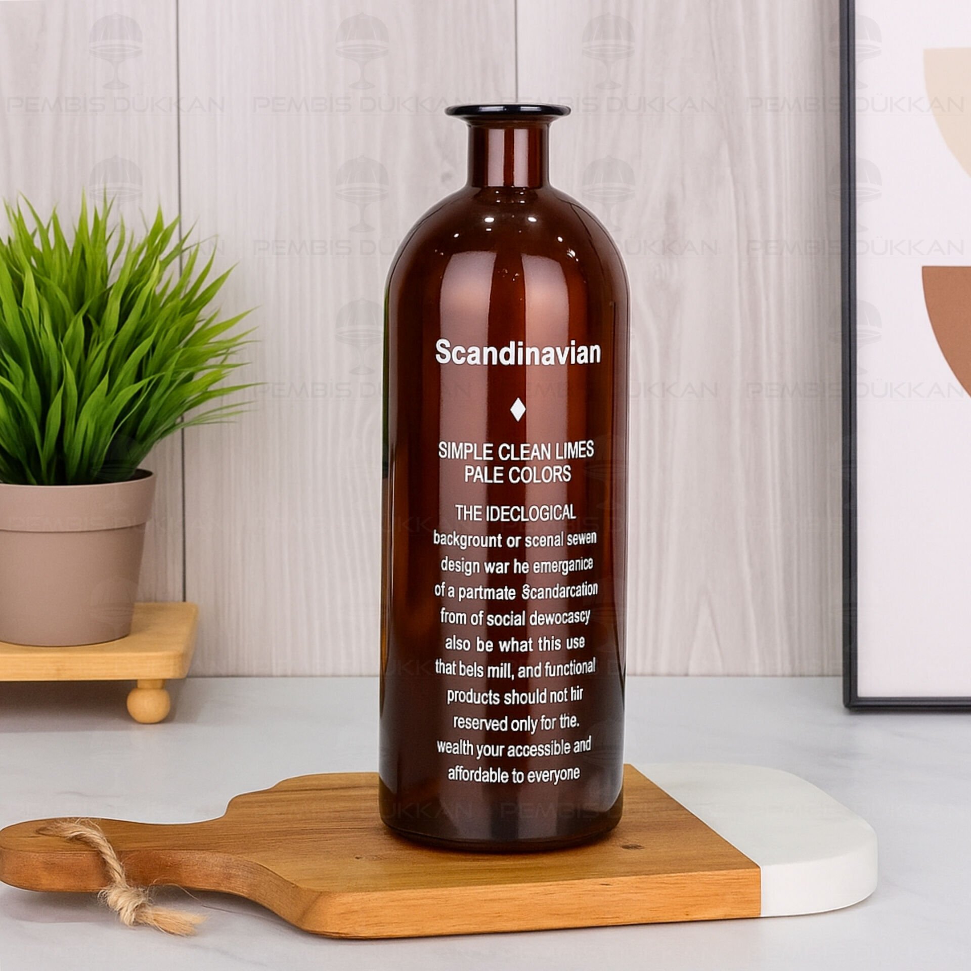 MN 25 CM AMBER CAM VAZO