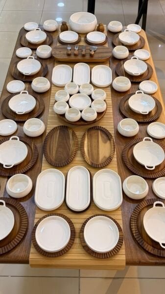 76 PARÇA AKASYA PORSELEN 5 ÇAYI & KAHVALTI SET (KİŞİ ADEDİNİ SEÇİNİZ)