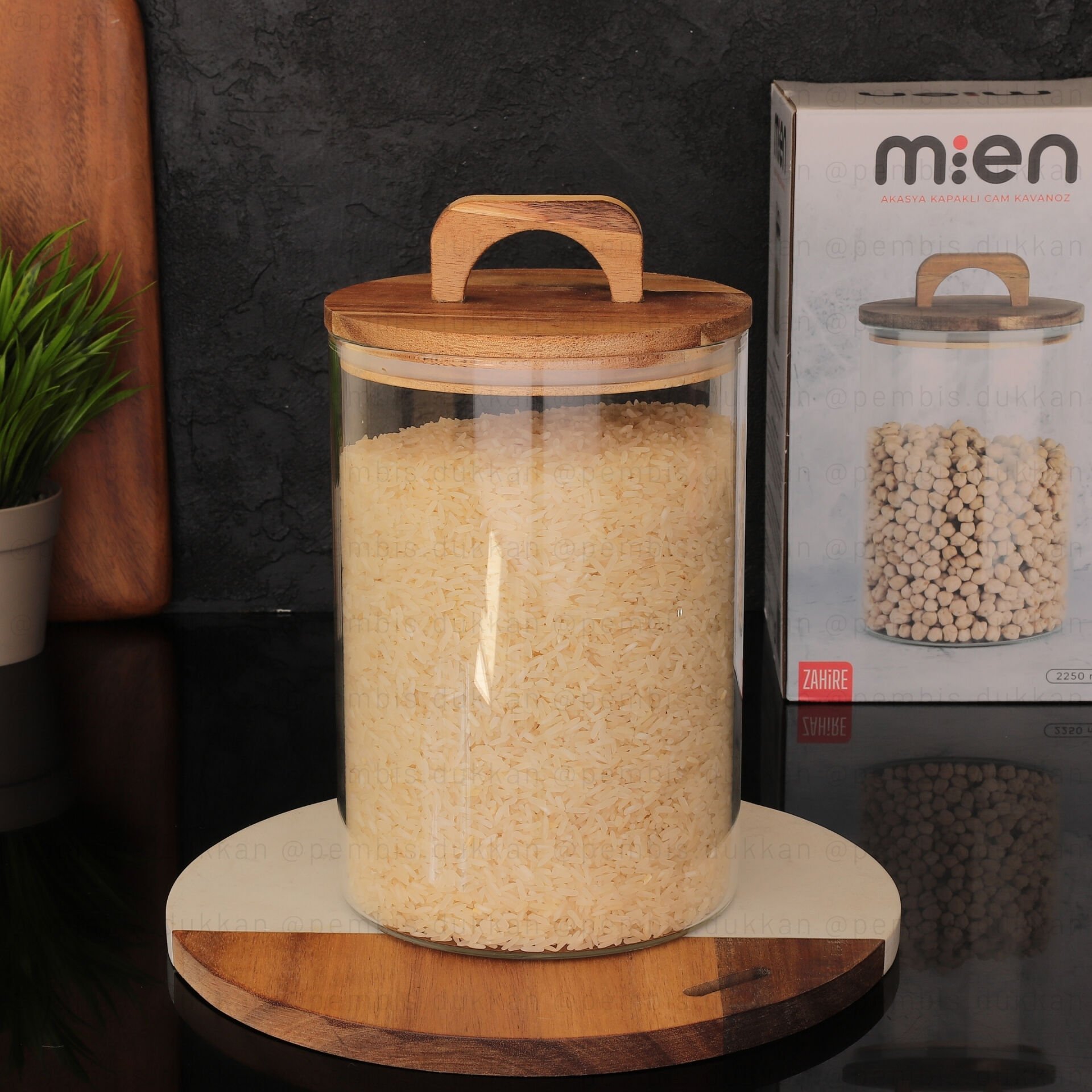 1 ADET 2550ML AKASYA ZAHİRE KAVANOZ (BOR-032)