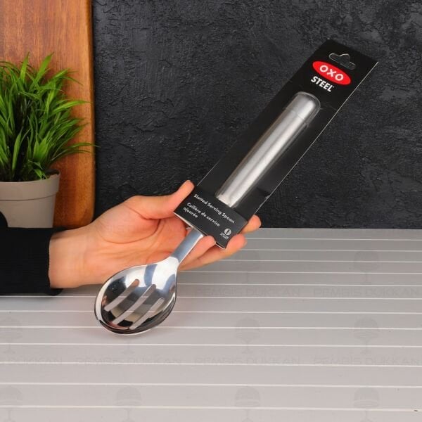 OXO STEEL DELİKLİ KAŞIK- PASLANMAZ ÇELİK (3120900)
