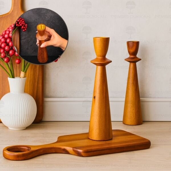 1 ADET AKASYA BÜYÜK BOY ŞAMDAN (7B239)