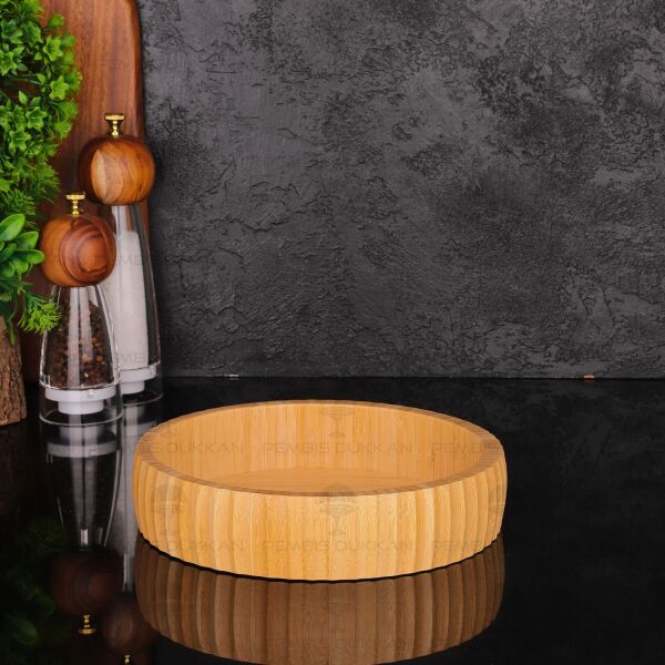 BAMBU ŞERİT KENARLI MISIR - CİPS & SALATA SERVİS, KASE (868)