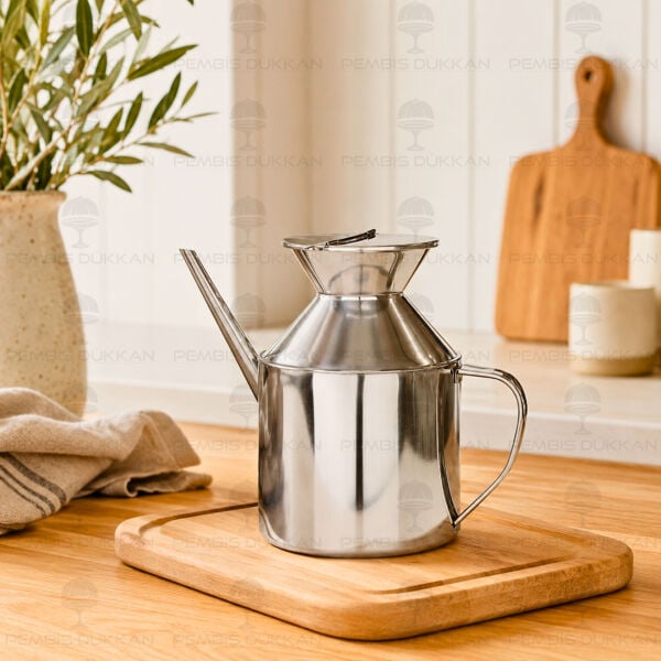 Koza 1000 ml Çelik Yağdanlık