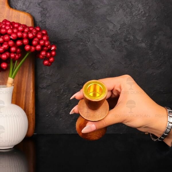 1 ADET AKASYA KÜÇÜK BOY ŞAMDAN  (7B240)