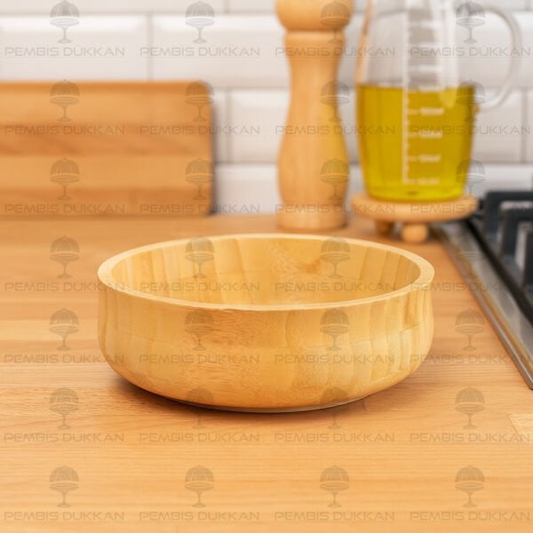 7B122 BAMBU 18 CM ORTA BOY BOHEM KASE 1 ADET