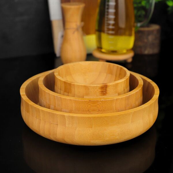 7B121 BAMBU 13 CM KÜÇÜK BOY BOHEM KASE 1 ADET