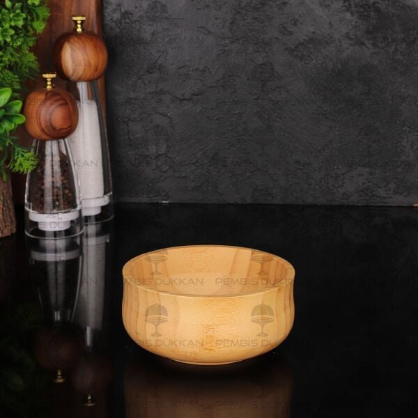 7B121 BAMBU 13 CM KÜÇÜK BOY BOHEM KASE 1 ADET