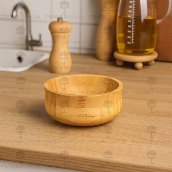 7B121 BAMBU 13 CM KÜÇÜK BOY BOHEM KASE 1 ADET